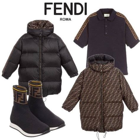 fendi reversible jacket kids|kids fendi pants.